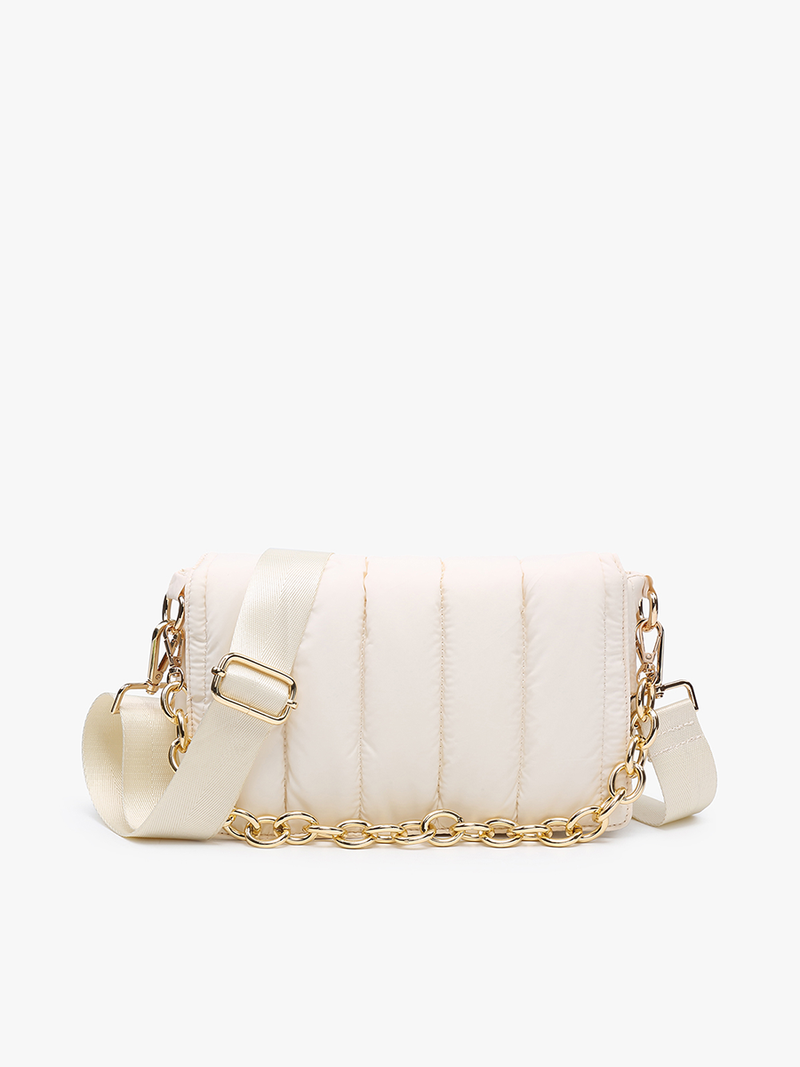 Lala Quilted Chain Crossbody