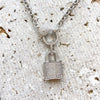 Trendy Lock Necklace - Boutique Style Jewelry