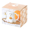 Ghost Shaped Halloween Mug with Pumpkin