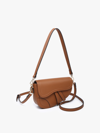 Marisol Asymmetrical Crossbody/Saddle Bag