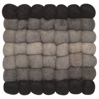 Shadow Recycled Wool Felt Dot Trivet