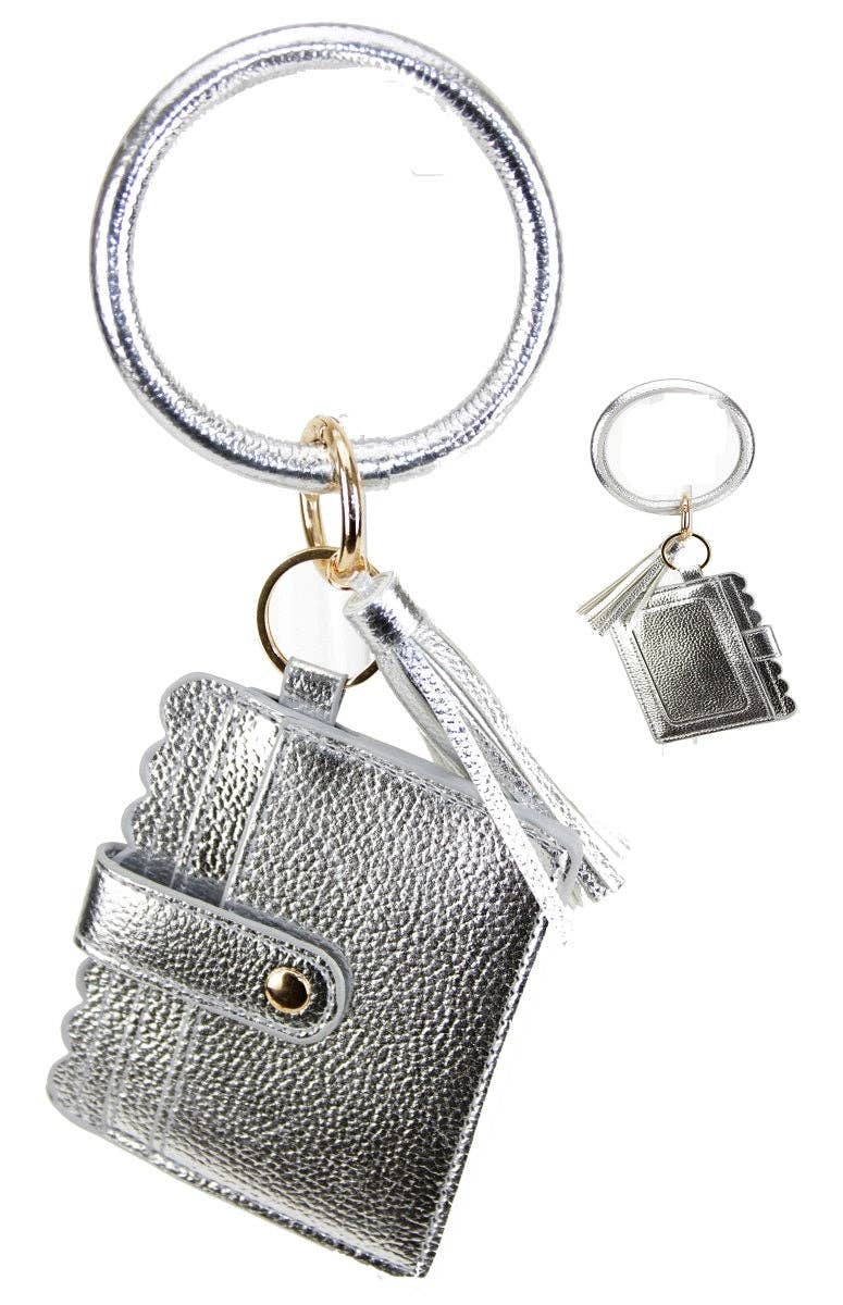 BB139x115 Solid Color Bangle/Key-Chain/Wallet w/ ID Window