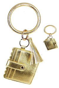 BB139x115 Solid Color Bangle/Key-Chain/Wallet w/ ID Window