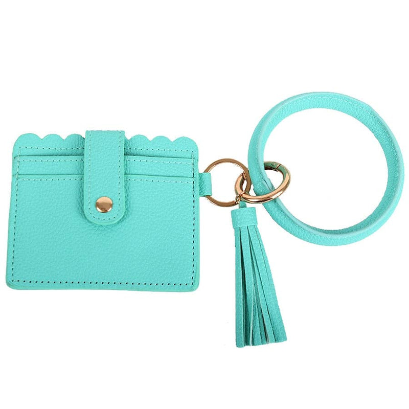 BB139x115 Solid Color Bangle/Key-Chain/Wallet w/ ID Window