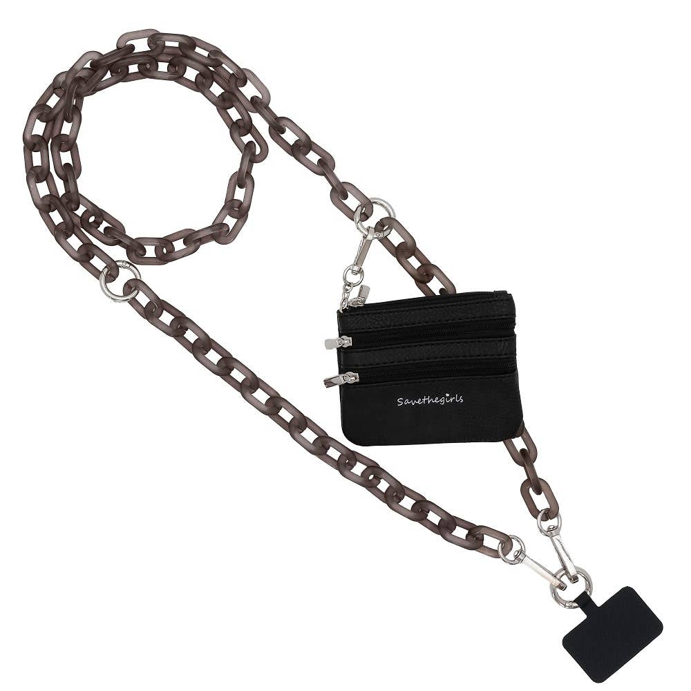 Clip & Go Crossbody Ice Chain Phone Accessory 