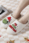 SOFT PLUSH MUSHROOM HEART RAINBOW WARM SLIPPERS | 40SP014