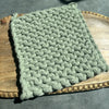 Cotton Crocheted Pot Holder, earth colors