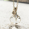 Crystal Jewelry Crystal Gold Necklace Boutique Salon trendy