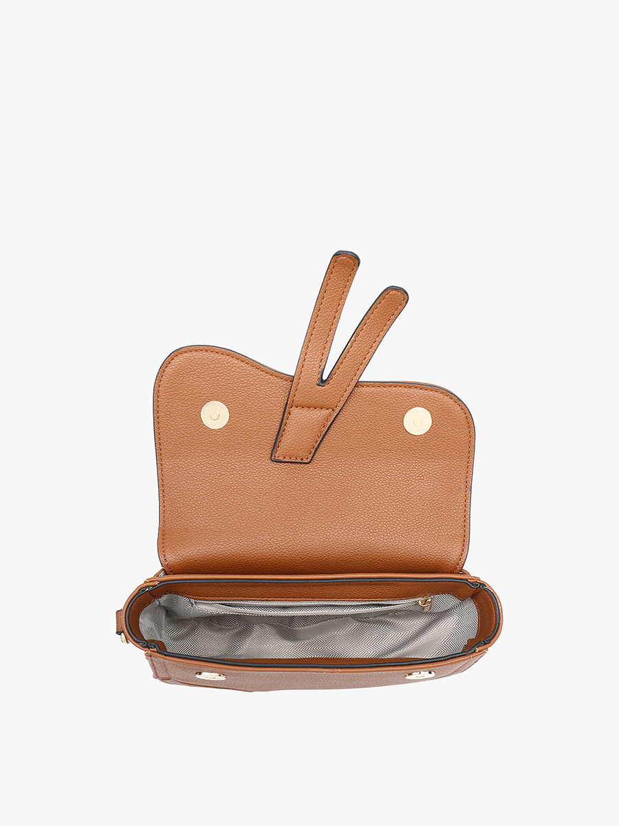 Marisol Asymmetrical Crossbody/Saddle Bag