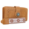 ES60166 Dolly Western Wallet With Boho Wristlet Strap