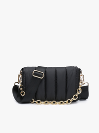 Lala Quilted Chain Crossbody