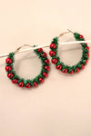 CHRISTMAS WREALTH HOLIDAY  HOOP EARRINGS | 80E5123