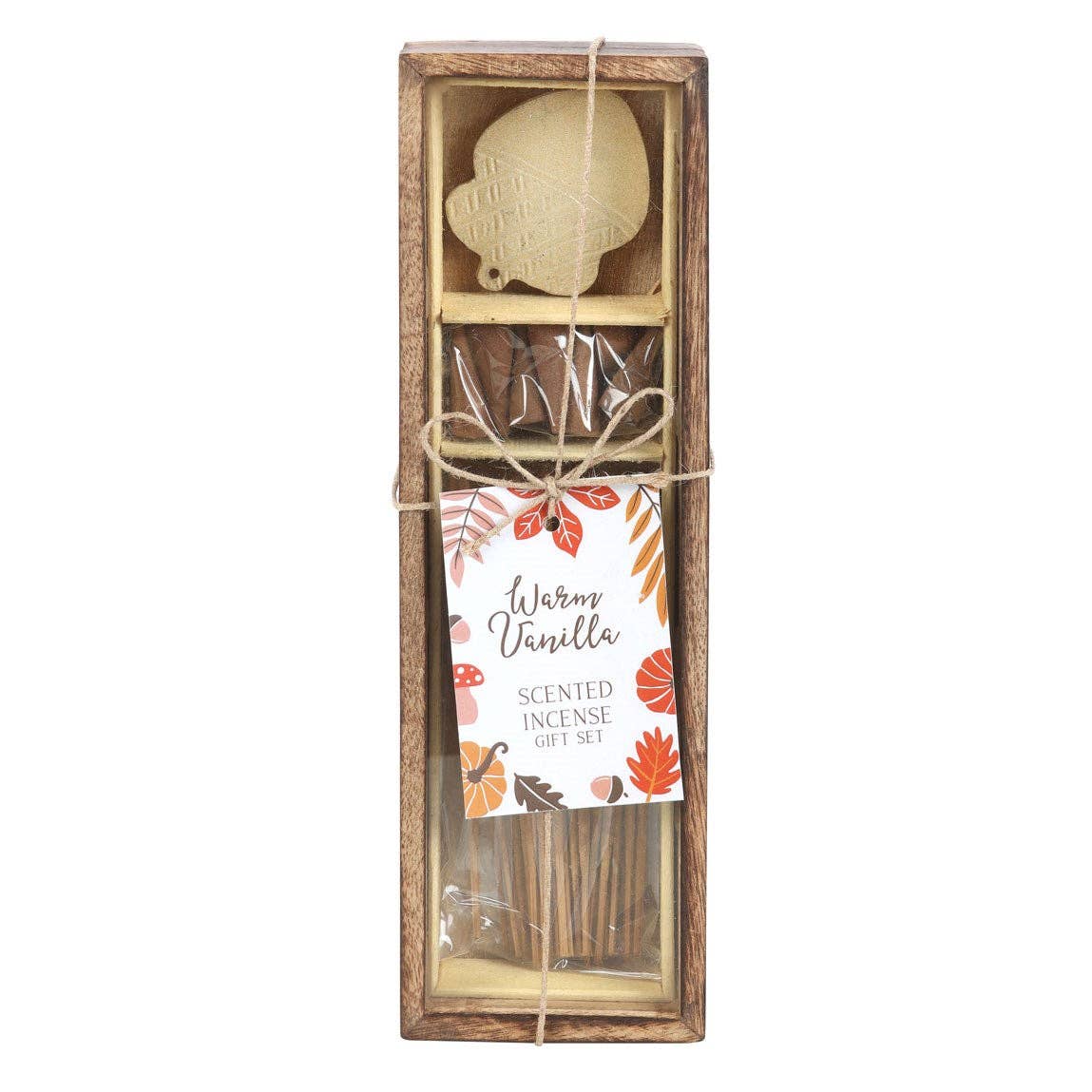 Autumn Acorn Warm Vanilla Fall Incense Gift Set