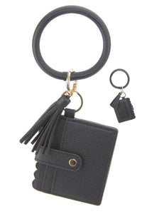 BB139x115 Solid Color Bangle/Key-Chain/Wallet w/ ID Window