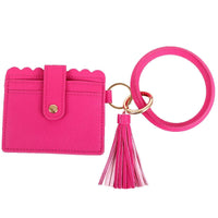 BB139x115 Solid Color Bangle/Key-Chain/Wallet w/ ID Window