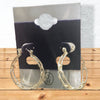 Gold Parker Link Hoop Earrings