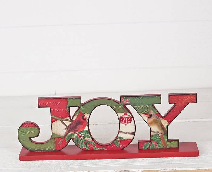 Holiday Table Top Sign-Joy