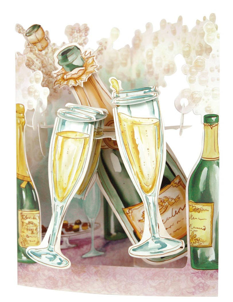 Santoro - Champagne Celebration Display Swing Card