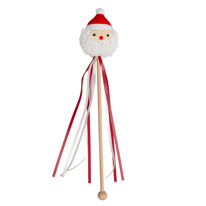 Holiday Santa Cat Teaser Wand Toy