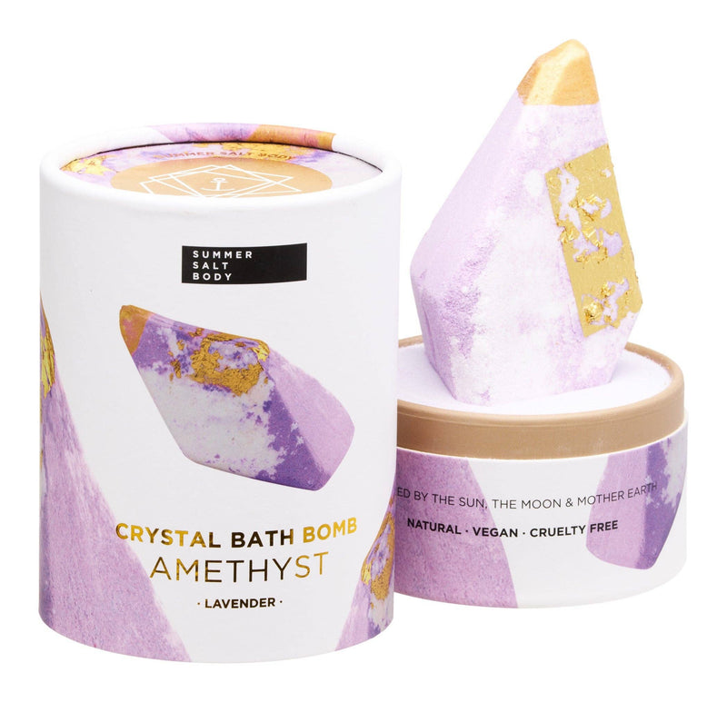 Crystal Bath Bomb - Amethyst - Lavender