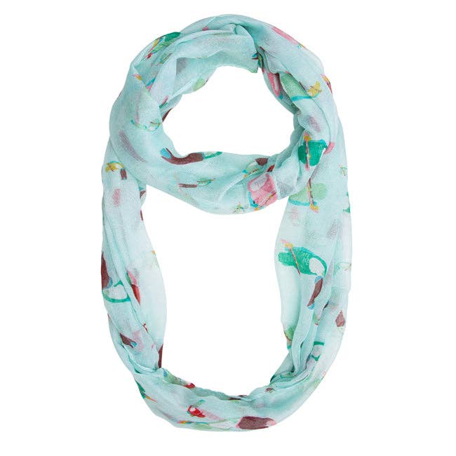 Mint Infinity Scarf