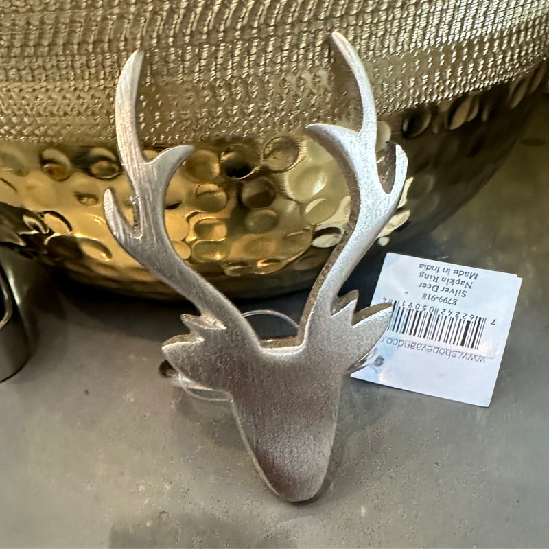 Silver Deer Napkin Ring Each