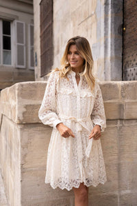 White Eyelet Dress